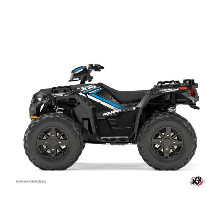 Kit Déco Quad Rock Polaris 850 Sportsman Forest Noir Bleu 2021 2023