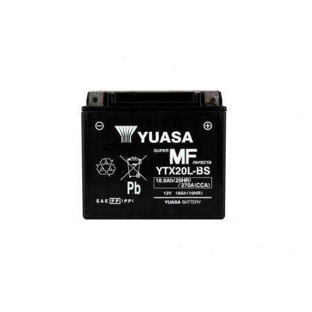 Batterie YTX20L-BS AGM - Sans Entretien - Livrée Avec Pack Acide